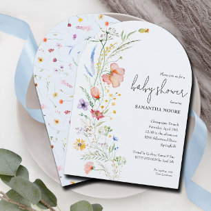 WildblommBoy Shower Arch Top Inbjudningar