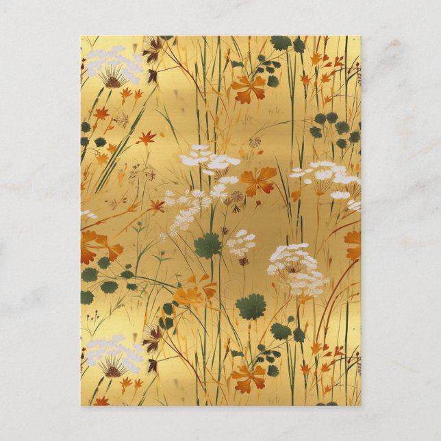 WildblommChiyogami Vykort (Framsida)