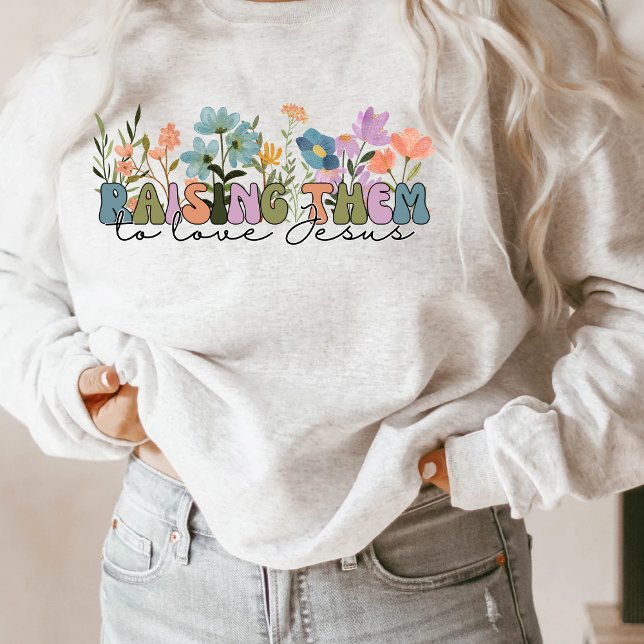 WildblommChristian mamma T Shirt (Skapare uppladdad)