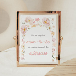 Wildblomme Arch Baby i Bloom EnKue Station Poster