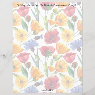 Wildblomme Christian Stationery