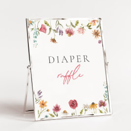 Wildblomme Diaper Raffle Sign