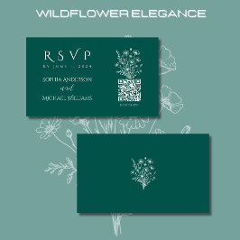 Wildblomme Elegance-OSA-QR-kod Visitkort