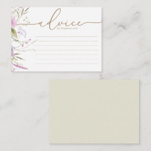 Wildblomme Meadow Adapter för babyvisningsprogra Rådkort