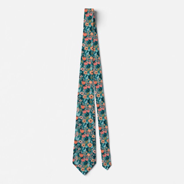Wildblomme Meadow Neck Tie Slips (Framsida)