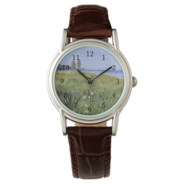 Wildblomme Meadow Wrist Watch Armbandsur (Framsida)