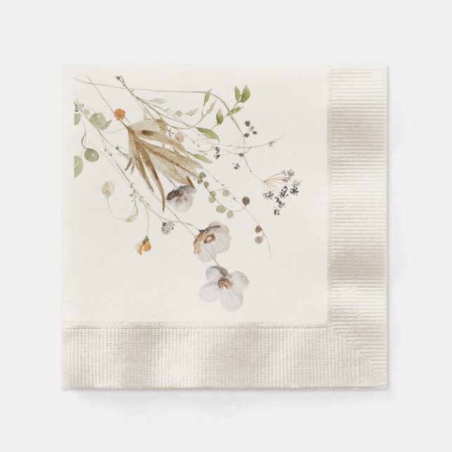 Wildblomme Möhippa Napkins Pappersservett (Framsidan)