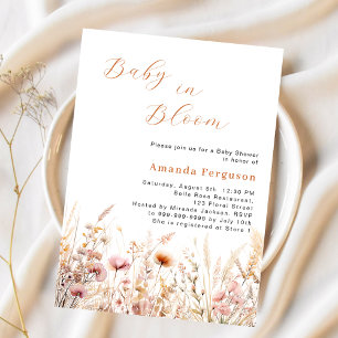 Wildblomme rosa beige bloom budget Babykläder