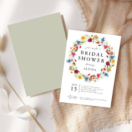 Wildblomme WAN Kärlek i Bloom Möhippa Inbjudningar