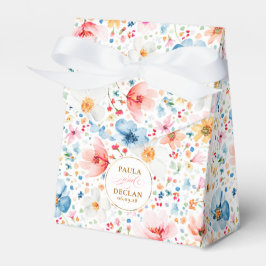 WildblommElegant Romantic Boho Blommigt Bröllop Presentaskar