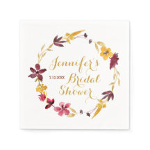 Wildblommes krans Napkins