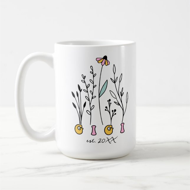 WildblommGigi Kaffemugg (Vänster)