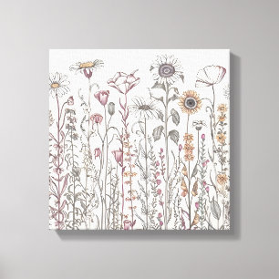 WildblommGrace Canvastryck