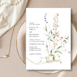 WildblomModern färgfull Blommigt Garden Wedding We Inbjudningar<br><div class="desc">Kort för inbjudan till Wildblomma Modern Colorful Blommigt Garden Wedding Wedding. Fira din speciella dag med den här eleganten och ett vackert bröllopskort för att passa ditt speciella tillfälle. Alla texterna är i förväg ordnade så att du enkelt och snabbt kan anpassa dig med dina egna detaljer. Om du behöver...</div>