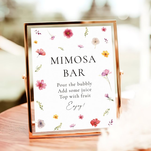 WildblomMöhippa Mimosa Pub Poster (Skapare uppladdad)