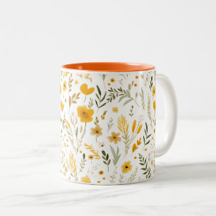Wildblommor 15 oz Två-Tonad mugg