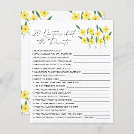 Wildblommor - 20 frågor om föräldrarna