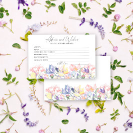 Wildblommor Advice och Önskemål Möhippa Brevpapper