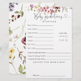 Wildblommor Baby i Bloom Predictions Adress