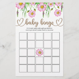 Wildblommor Baby i bloombabyskor, bingo-spel