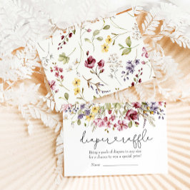Wildblommor Baby i bloomstölder Tilläggskort
