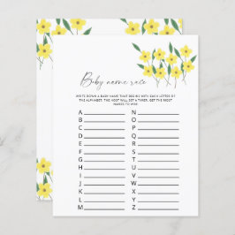 Wildblommor Baby namn tävling