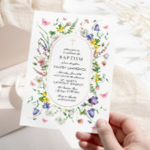 Wildblommor Baptism Boho Chic