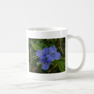 Wildblommor Blue Spiderwort Hett Vår AR Gifts Kaffemugg
