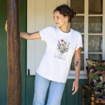 Wildblommor Boho Vintage inspirationsoffert