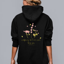 Wildblommor bryr sig inte om var de odlar Hoodie