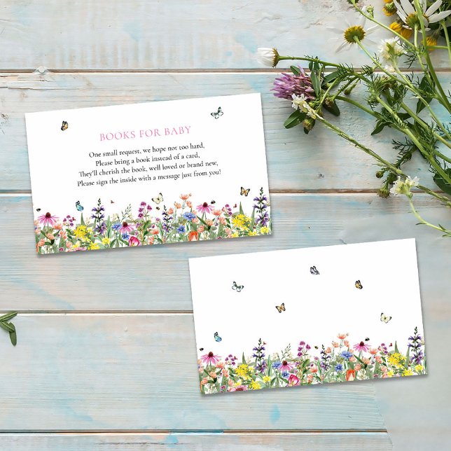 Wildblommor & Butterflies Bokar för Baby Tilläggskort (Skapare uppladdad)