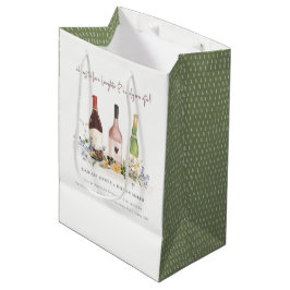 Wildblommor Cheers till Kärlek Vin Flaskor Bröllop
