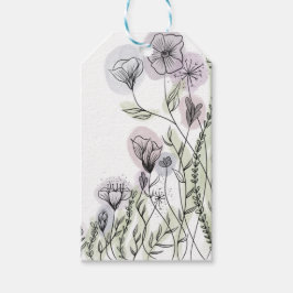 Wildblommor Classic Presentetikett