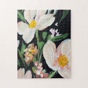 Wildblommor Closeup Fine Art Puzzle Pussel