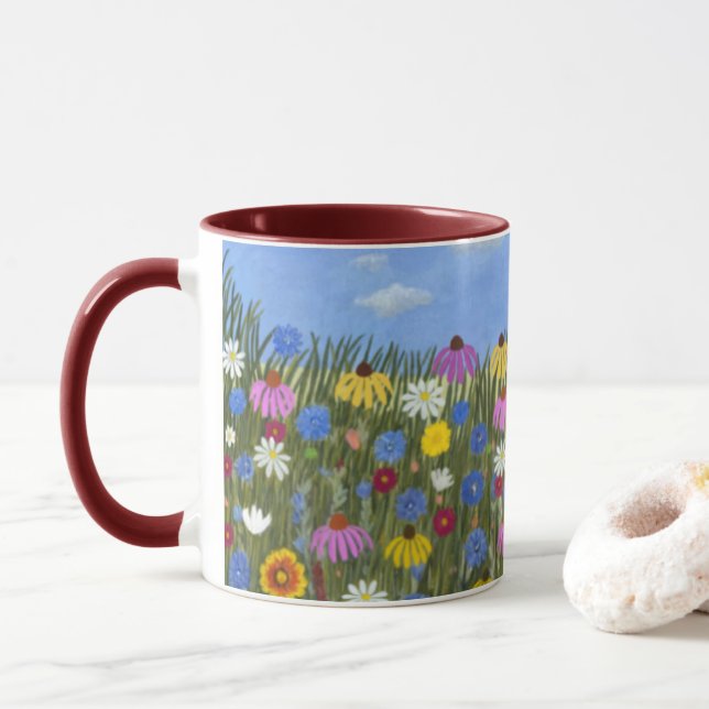 Wildblommor Combo Mugg (Med munk)