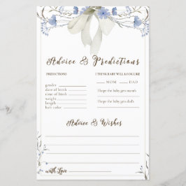 Wildblommor Coquette Bow Advice & Predence Cards