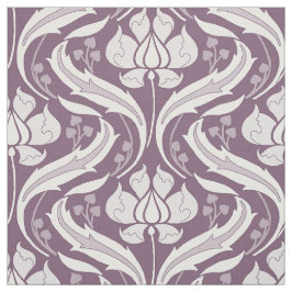 Wildblommor Damask Eggplant Tyg