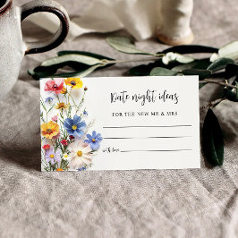 Wildblommor Datum Night Ideas möhippa Tilläggskort