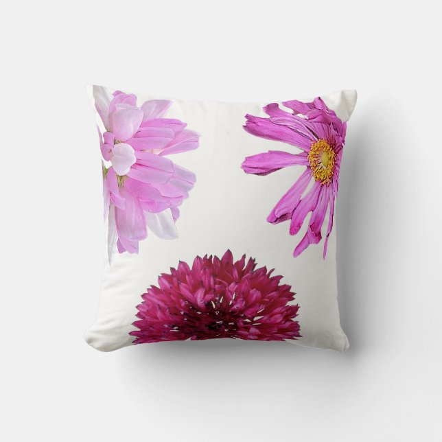 "Wildblommor" Dekorativ kudde (Framsida)