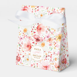 Wildblommor Elegant Boho  Blommigt Bröllop Presentaskar