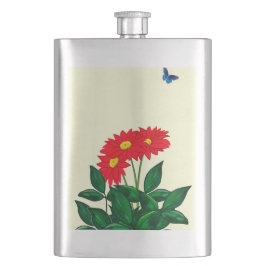 Wildblommor Flask Fickplunta