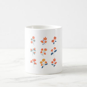 Wildblommor Flowers Botanical Kaffemugg