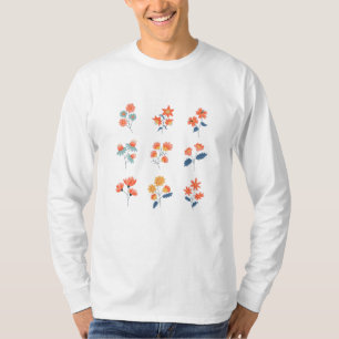 Wildblommor Flowers Botanical T Shirt