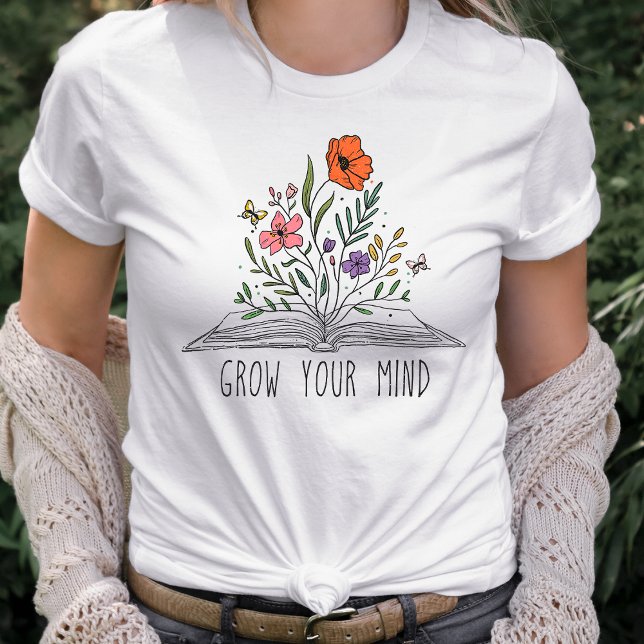 Wildblommor föder ditt sinne t shirt (Skapare uppladdad)