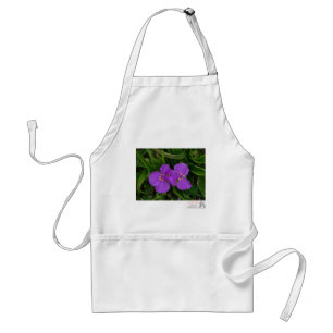 Wildblommor Fuchsia Spiderwort Hett Vår Gifts Förkläde