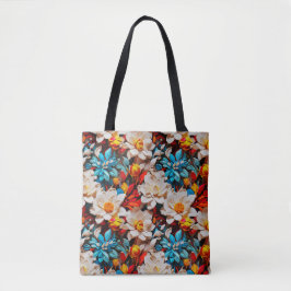 Wildblommor Galore Tote Bag Tygkasse