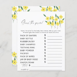 Wildblommor gissar prist spel