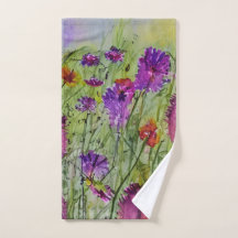 Wildblommor Hand Towel