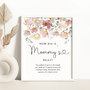 Wildblommor hur stort är mamma Blocky-spelet poste Poster