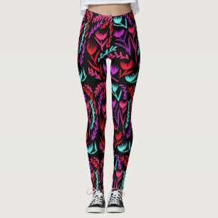 Wildblommor i Färg där POP! Leggings